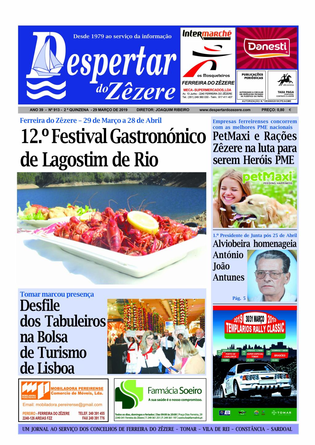 Capa do número 913 de 29 de março de 2019