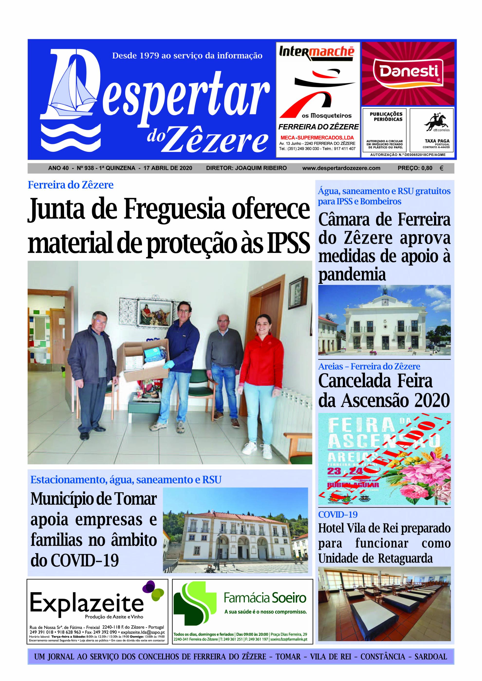 Capa do número 938 de 17 de abril de 2020